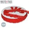 Crochet Lace Trim Red 15mm