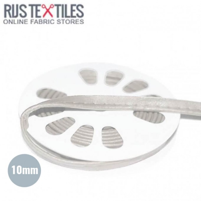 Ruban De Passepoil Simili Cuir Écru 10mm - (Rubans)