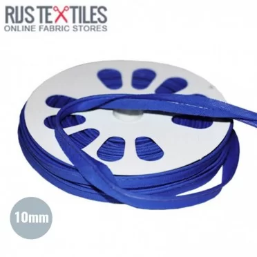 Ruban De Passepoil Coton Cobalt 10mm  - (Rubans)