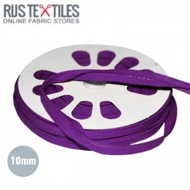 Paspelband Baumwolle Violett 10mm - (Bänder & Borten)