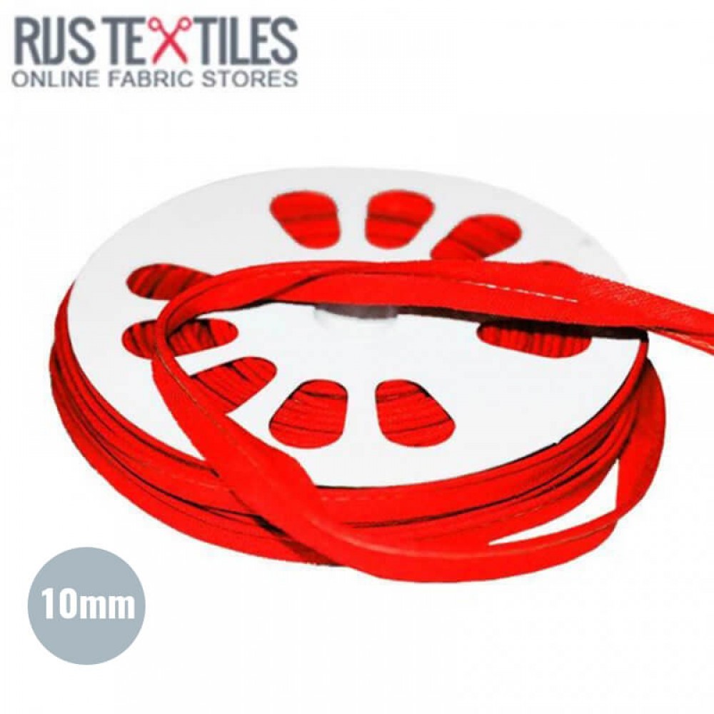 Piping Di Cotone Rosso 10mm