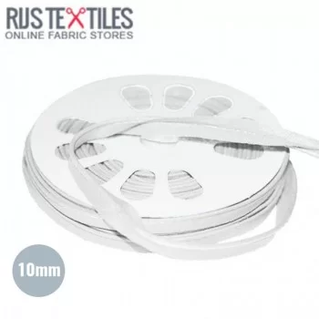 Paspelband Katoen Wit 10mm Paspelband Katoen Wit 10mm