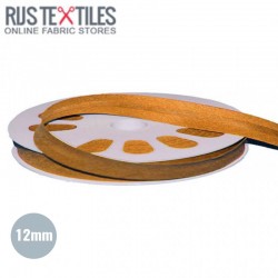 Nastri In Sbieco Di Cotone 12mm Cammello 