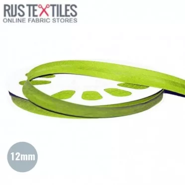 Cotton Bias Binding 12mm Lime - (Ribbons )