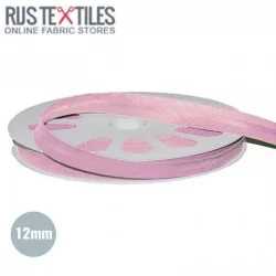 Biais Coton Plié 12mm Rose 