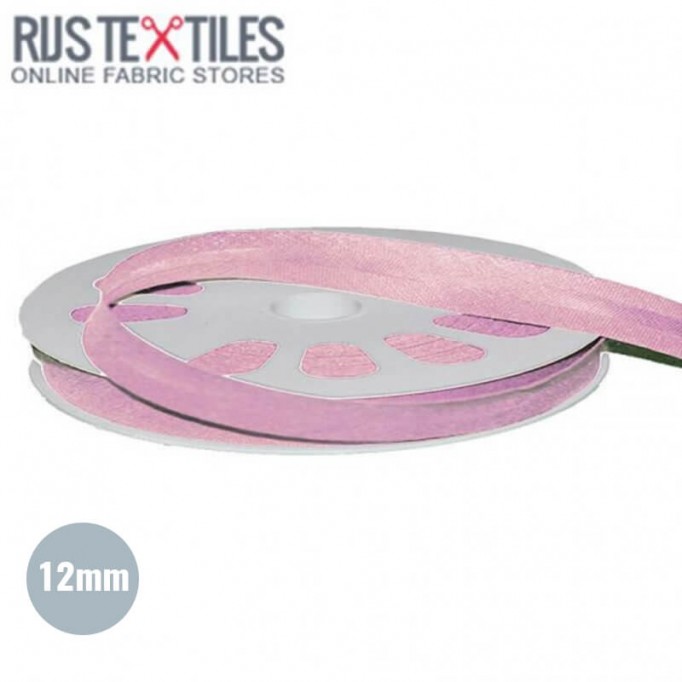 Nastri In Sbieco Di Cotone 12mm Rosa  - (Nastri)
