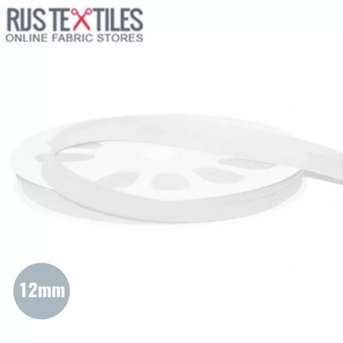 Biaisband Katoen 12mm Wit  - (Banden En Linten)