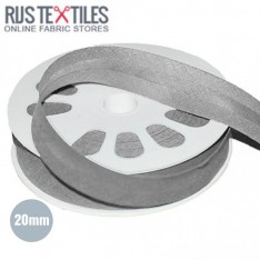 Cotton Bias Binding Light Grey 20mm