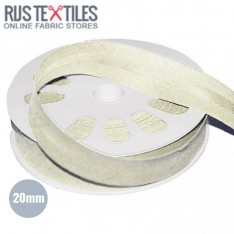 Cotton Bias Binding Ecru 20mm