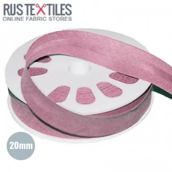 Nastri In Sbieco Di Cotone Rosa Antico 20mm Nastri In Sbieco Di Cotone Rosa Antico 20mm