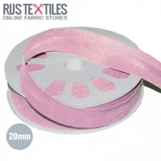 Schrägband Baumwolle Rosa 20mm