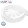 Biais Coton Plié Blanc 20mm 