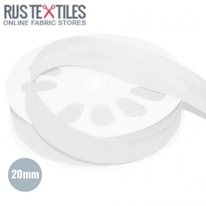 Nastri In Sbieco Di Cotone Bianco 20mm - (Nastri)