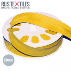 Cotton Bias Binding Yellow Corn 20mm