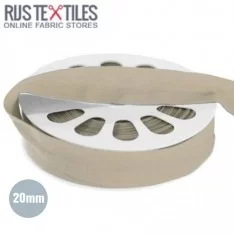 Elastic Edging Ribbon Mat Beige 20mm Elastic Edging Ribbon Mat Beige 20mm