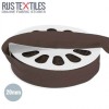 Elastic Edging Ribbon Mat Brown 20mm