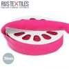 Elastisches Einfassband Matt Fuchsia 20mm