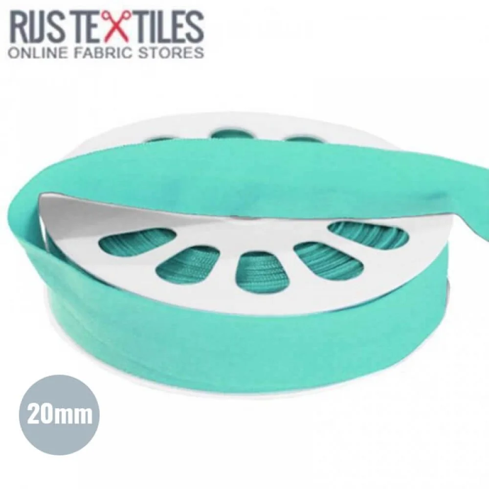 Ruban De Bordage Élastique Mat Menthe 20mm 
