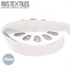 Elastic Edging Ribbon Mat Ecru 20mm
