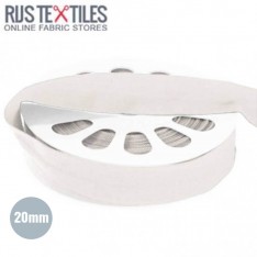 Elastic Edging Ribbon Mat Ecru 20mm