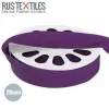Elastic Edging Ribbon Mat Purple 20mm
