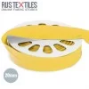 Elastic Edging Ribbon Mat Yellow 20mm