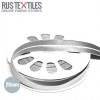 Nastri In Sbieco Di Finta Pelle Argento 20mm