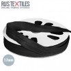 Elastisk Kantebånd Sort 17mm - (Bånd)