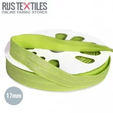 Elastisk Kantebånd Lime 17mm