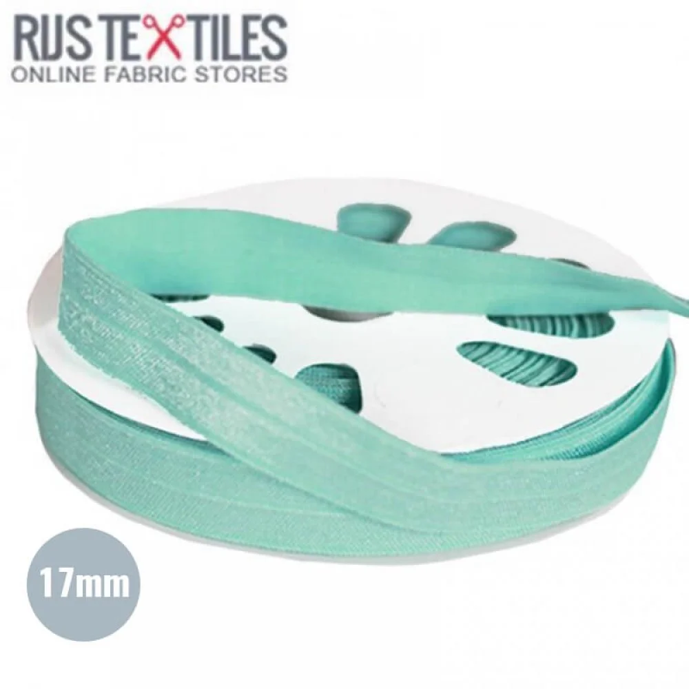 Elastisches Einfassband Mint 17mm