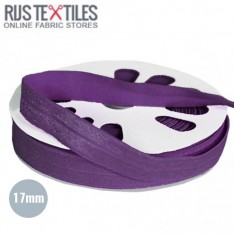 Elastic Edging Ribbon Purple 17mm