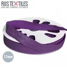 Elastisk Kantebånd Violet 17mm