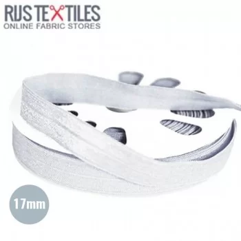 Biaisband Elastisch Wit 17mm