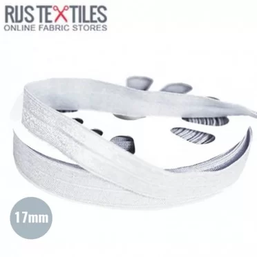 Elastisches Einfassband Weiß 17mm - (Bänder & Borten)