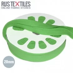 Nastro In Sbieco Jersey Verde Mela 20mm