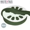 Nastro In Sbieco Jersey Verde Militare 20mm