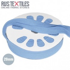 Nastro In Sbieco Jersey Blu 20mm