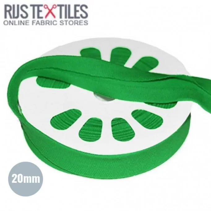 Jersey Biastape Grass Green 20mm - (Ribbons )