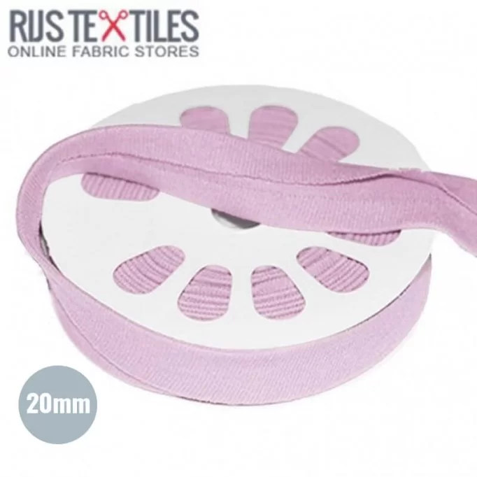 Nastro In Sbieco Jersey Lilla 20mm - (Nastri)