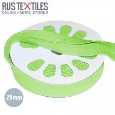 Nastro In Sbieco Jersey Lime 20mm