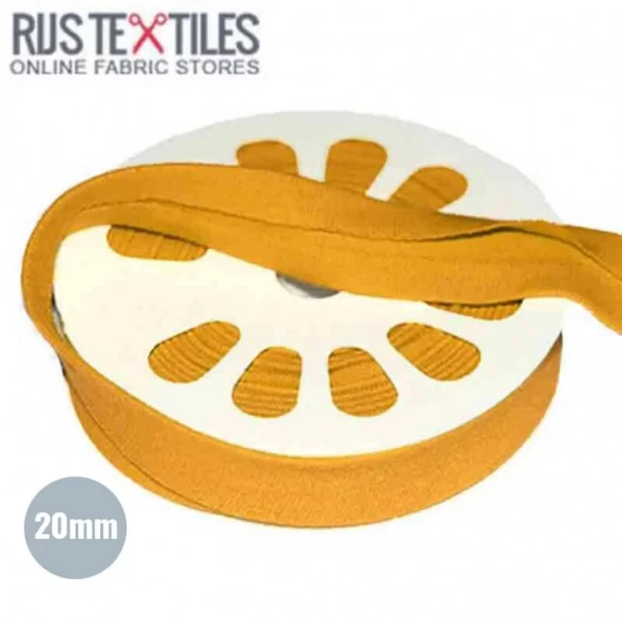 Trico Biaisband Oker 20mm - (Tricot Biaisband 20mm)