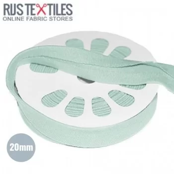 Skråbånd Jersey Havgrøn 20mm 