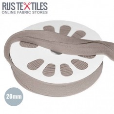Biais En Jersey Taupe 20mm
