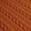 Cable Knit Jacquard Fabric Cognac - (Fashion Fabrics)