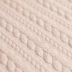 Tissu Jersey Matelassé à Motif Torsade Beige Clair - (Tissus De Mode)