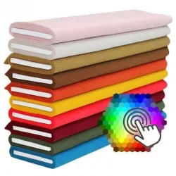 Tessuto Canvas Di Cotone 10 Colori 6 Metri Pacchetto  Tessuto Canvas Di Cotone 10 Colori 6 Metri Pacchetto
