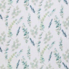Hydrofiel Stof Digitale Print - Eucalyptus Plant