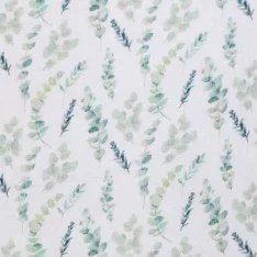 Double Gauze Fabric Digital Print - Eucalyptus Plant Double Gauze Fabric Digital Print - Eucalyptus Plant
