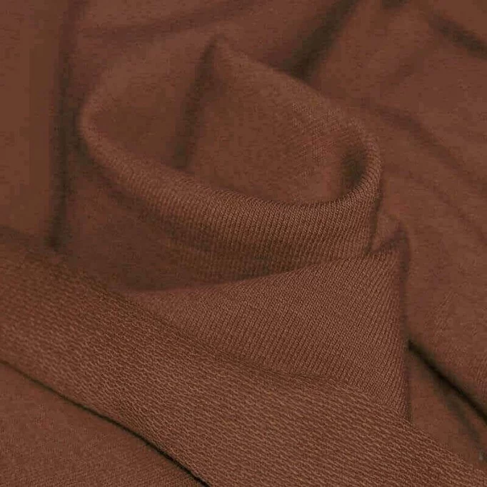 Sweatshirt Stof licht bruin - (Sweatshirt Stoffen)