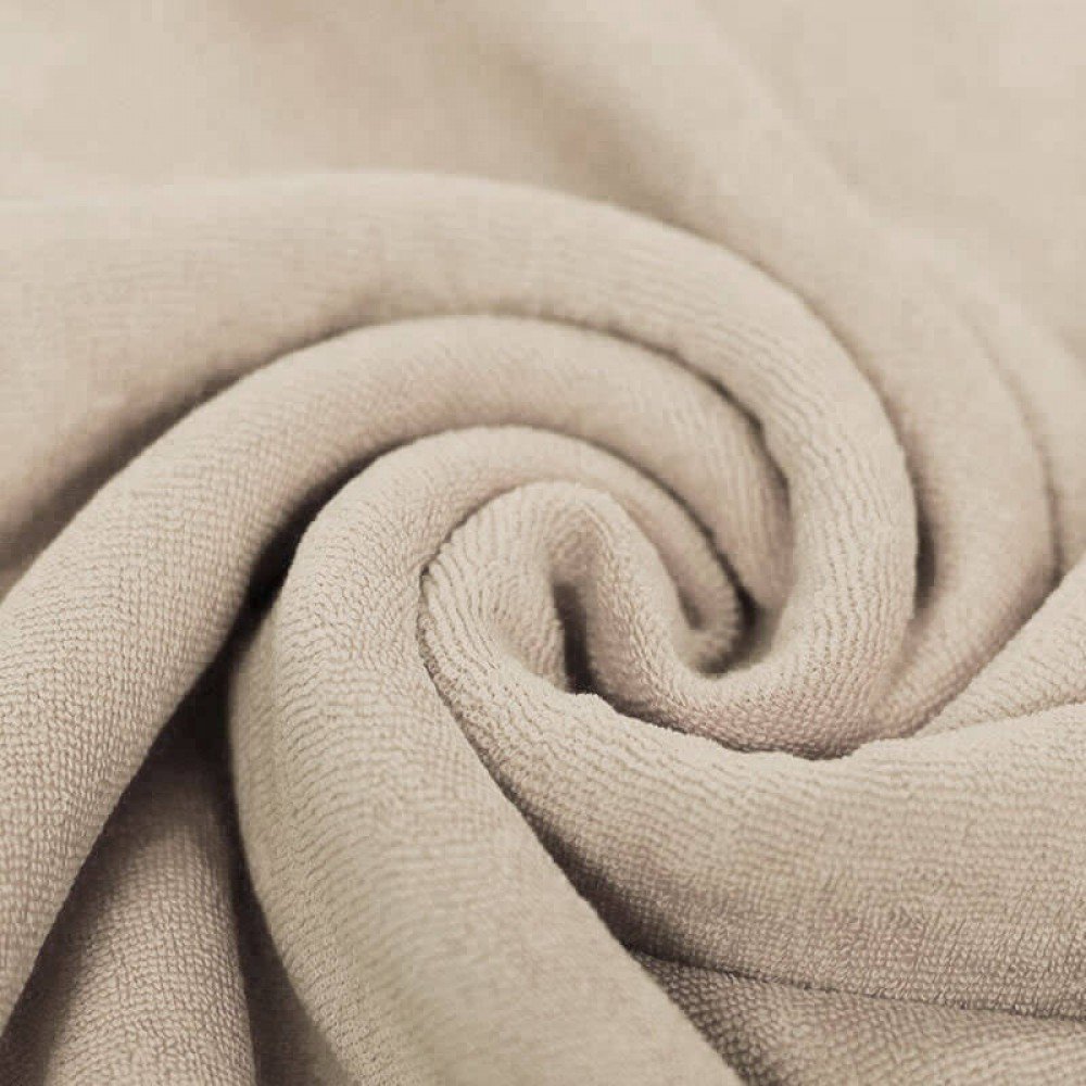Streak Frotté Stof Lys Beige